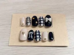 ネイルチップ 現品 ハンドメイド