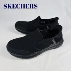 スケッチャーズ スリップインズ ハンズフリー スニーカース　黒　25.5