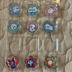シマエナガ　おはじきシール