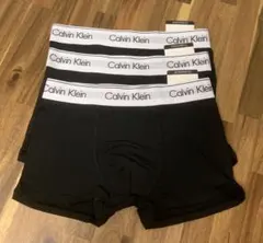 S 黒CalvinKlein カルバンクラインsサイズ3枚ボクサーパンツ