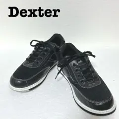 【美品】Dexter ボウリングシューズ ブラック 右利き用 ジップアップ26㌢