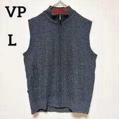 【VP】PlayBox Collection ニットベスト グレー L 秋冬