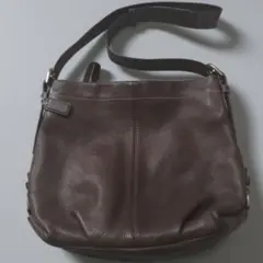 COACH ショルダーバッグ レザー ブラウン