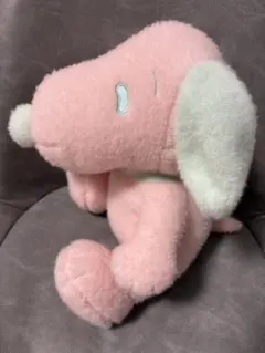 スヌーピー ピンクとミントグリーンぬいぐるみ