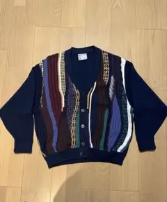 古着 USA製 90's Lavane 3Dニット アクリル カーディガン - メルカリ