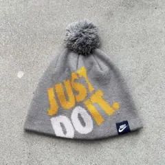 【00s】NIKE ナイキ　ボンボンニット帽　古着　ビーニー　vintage