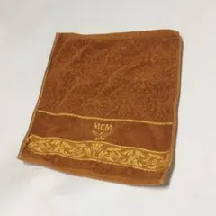 MCM ハンカチ ハンドタオル ブラウン ロゴ刺繍