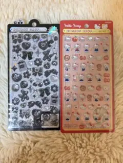 【正規品】ボンボンドロップシール　ハローキティーminiとブラックボンボン
