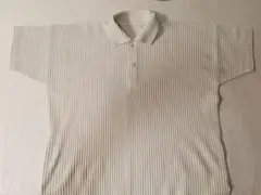 オムプリッセイッセイミヤケ ポロシャツ アイボリー 中古・古着通販】HOMME PLISSE ISSEY MIYAKE (オムプリッセ