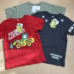 新品　働く車のTシャツ 120cm 3枚セット