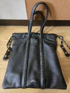 新品未使用☆M.U.L トラストート S☆ピンク シボ☆貴重☆保存袋あり 