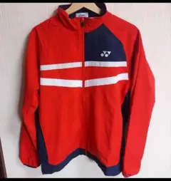 美品　YONEX　ヨネックス　バドミントン ウォームアップウェア 赤/ネイビー