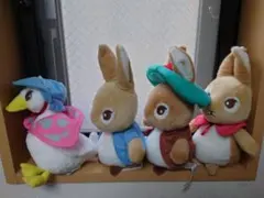 ピーターラビット ぬいぐるみ 4体 まとめ売り
