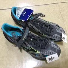 新品）24.5cm　24.0cm ミズノ　エックスレーザー 陸上 スパイク