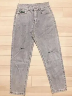 ハイウエスト　ブルーデニム