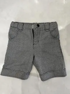 COMME CA ISM 千鳥格子柄 ハーフパンツ 90cm