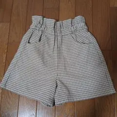 GU チェック柄 短パン