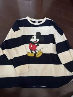 P.age 92 ミッキーマウス 長袖Tシャツ