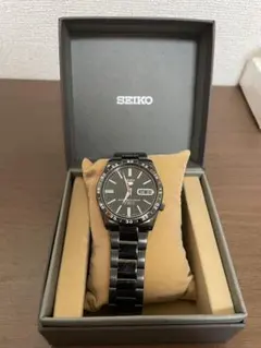 未使用】SEIKO5 自動巻き 黒い稲妻 裏スケルトン - メルカリ