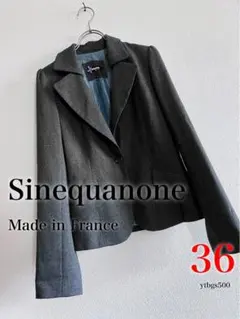 【フランス製】Sinequanone◆テーラードジャケット◆レディースのサムネイル