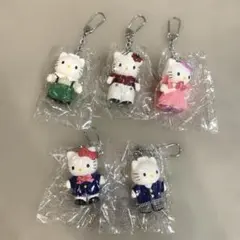 d*3様 激レア！ご当地キティ タグ付き ぬいぐるみ キーホルダー 4体