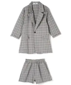 グレイル　チェック柄ジャケットXショートパンツセットアップ