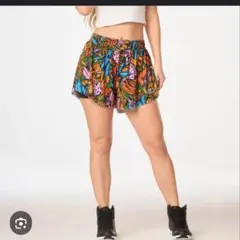 ZUMBA カラフルフルーツデザインショートパンツ