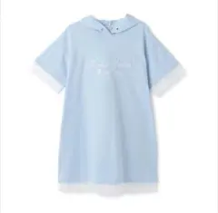 新品メゾピアノジュニア【接触冷感】レーストリミングパーカミニワンピース 160㎝のサムネイル