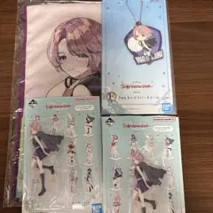 学マス　一番くじ　有村麻央　ラバーチャーム アクリルスタンド クールタオル