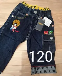 ダブルビー　120 パンツ　ミキハウス　デニム　ジーンズ　ダブルB　豪華　新品