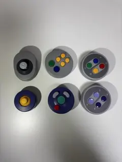 任天堂コントローラーボタンコレクション Nintendo6種セット