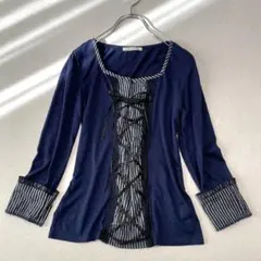 Y2K axes 森ガール フェアリーコア レースアップ カットソー