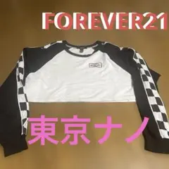 FOREVER 21 TOKYOロゴ 長袖Tシャツ レディース Lのサムネイル