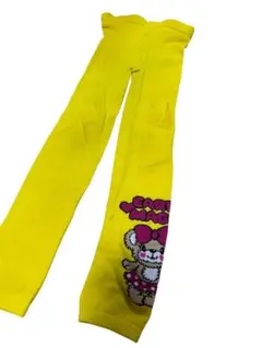 EARTHMAGIC イエロー レギンス キャラクタープリントM