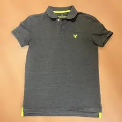 AMERICAN EAGLE ポロシャツ US S（日本M相当）ダークグレーのサムネイル