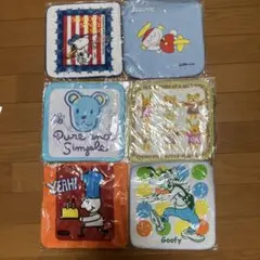 キャラクタータオル 6枚セット