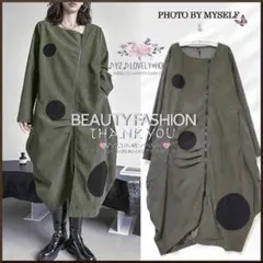 ドット ロングワンピース