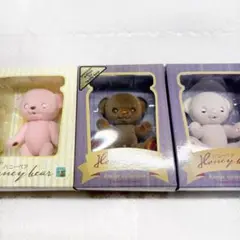 ＊ ハニーベア ミモザ ＊ 限定テディベアコラボ ／ ホワイトグレー ／ ピンク