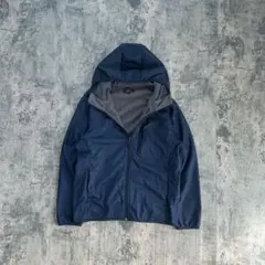 マウンテンパーカー　パーカー　短丈　ネイビー　アーカイブ　テック　アウトドア