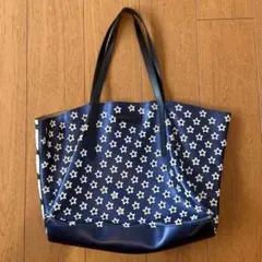 ー*ー様 【美品】JIMMY CHOO トートバッグ スター 星柄 ネイビー ホ