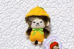 Monchhichi ぬいぐるみマスコット オレンジ