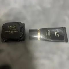 EXCIA ルディグロウパウダーファンデーションリフィル & クリームファンデー