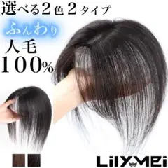 卸し売り65%off価格！全人毛 100% 頭頂部　つむじ　ウィッグ　ウイッグ