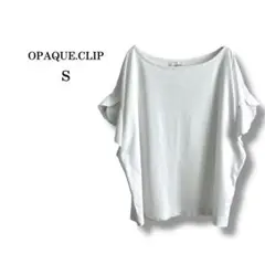 【オペークドットクリップ】フリルスリーブカットソーブラウス　トップス　コットン