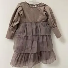 お値下げ中です☺️mirror bae. ワンピース 110ベロア調