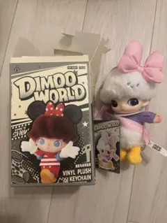 DIMOO WORLD × DISNEY シリーズ ぬいぐるみキーチェーン
