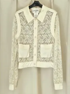 CHANELシャネル レースブルゾン ジャケット カーディガン2007年クルーズ 2026年最新】シャネルクルーズコレクションの人気アイテム - メルカリ