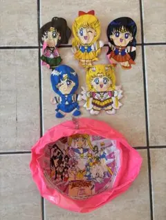 美少女戦士セーラームーン ビニール　空ビ人形　ミニプール　セーラースターズ
