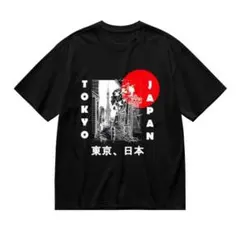 新品 東京 日本 グラフィック Tシャツ男女兼用（S～XXXL対応）