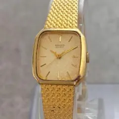 SEIKO セイコー ゴールド スクエア クォーツ 腕時計 ヴィンテージ